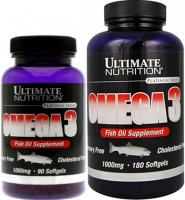 UltN Omega 3 - 180 softgels